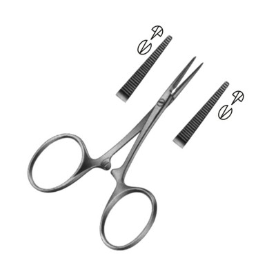 Carrel Forceps, 1x2