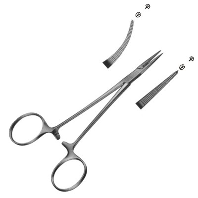 Micro-Halsted Forceps, 1x2, Delicate