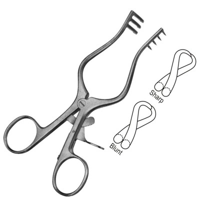 Weitlaner Retractor, 3x4 Teeth