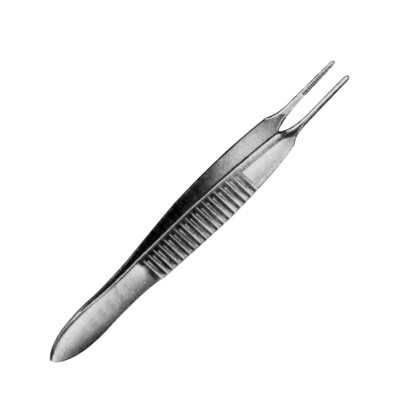 Graefe Iris Forceps, Serrated, Straight