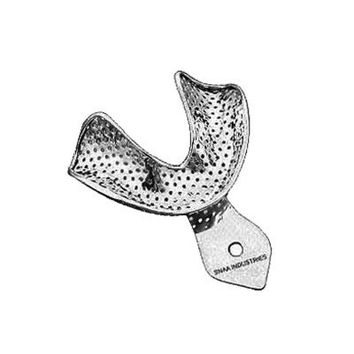 Impression Tray, Perforated Full Denture, Lower, L