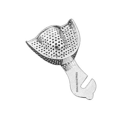 Impression Tray, Perforated Full Denture, Upper, U1