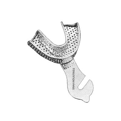 Impression Tray, Perforated Full Denture, Lower, L2