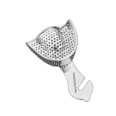Impression Tray, Perforated Full Denture, Upper, U2