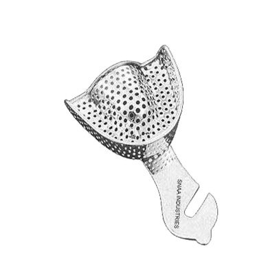 Impression Tray, Perforated Full Denture, Upper, U3