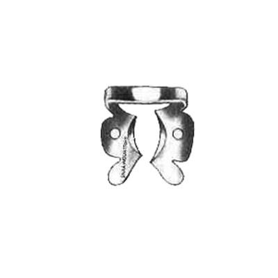 Rubber Dam Clamps, Molar Winged, Fig.204