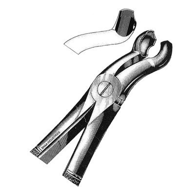 Extracting Forceps English Pattern, Fig. 121