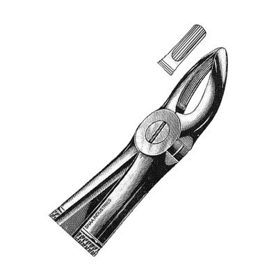 Extracting Forceps English Pattern, Fig. 136