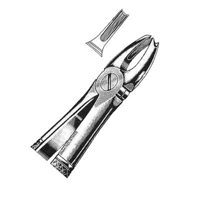 Extracting Forceps English Pattern, Fig. 168