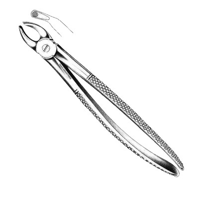 Extracting Forceps Children's Pattern Fig. 158