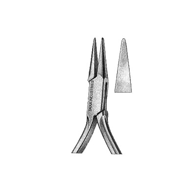 Modell Marburg Orthodontic Pliers, Smooth Jaws
