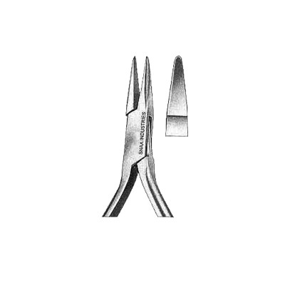 Modell Marburg Orthodontic Pliers, Carbid Inserts Jaws