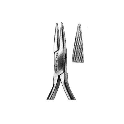 Goslee Orthodontic Pliers, One Serrated Jaws