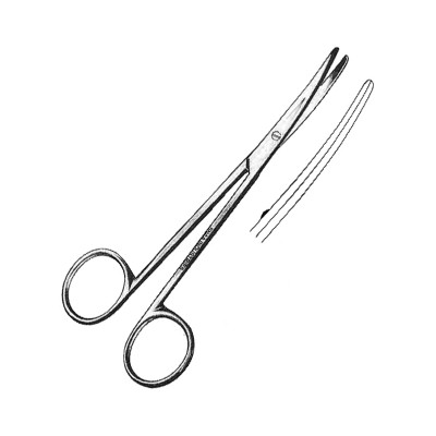 Metzenbaum Gum Scissors, Curved, Fig.2