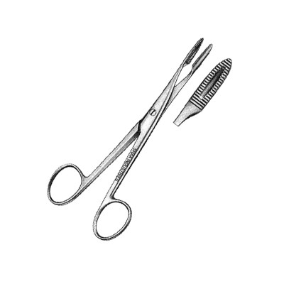 Sponge and Dressing Forceps, Without Ratchet