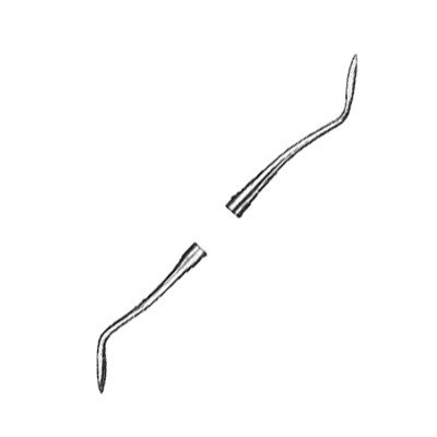 Plastic Filling Instruments Amalgam Hollenback fig.3s