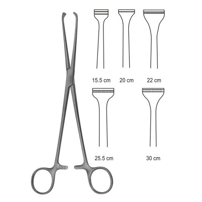 Allis Intestinal Forceps, Atraumatic Jaws