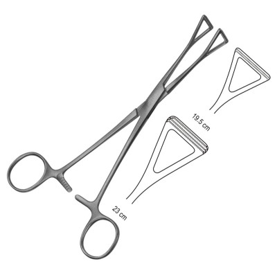 Collin Intestinal Forceps, Atraumatic Jaws