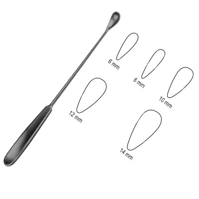 Gourdet Uterine Curette, Blunt
